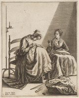 TvB G 2403
<br/>
De naaisters
<br/>
<em>Roghman, Geertruydt (werkz. midden 17de)</em>